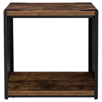 target wood side table