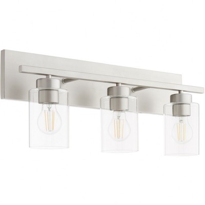 Quorum Lighting Carter 3 - Light Vanity in  Satin Nickel