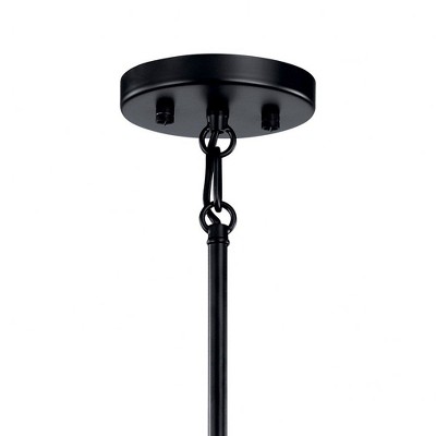 Modern 35.5" Black 8-Light Ambient Chandelier