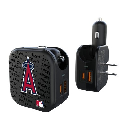 MLB American League Teams Text Backdrop 18-Watt 2 in 1 USB A/C Charger