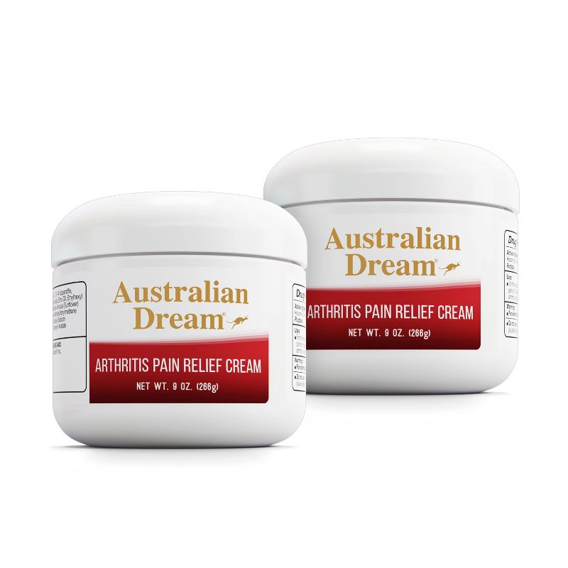 Australian Dream Arthritis Pain Relief Cream - For Muscle Aches or Back Pain - 9 Oz Jars (2 Pack), 3 of 4