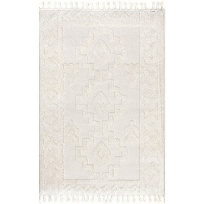Nuloom Janece Casual Striped Jute Indoor Area Rug, 4' x 6', Beige