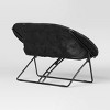 Double Dish Dorm Chair Black - Room Essentials™ - 4 of 4