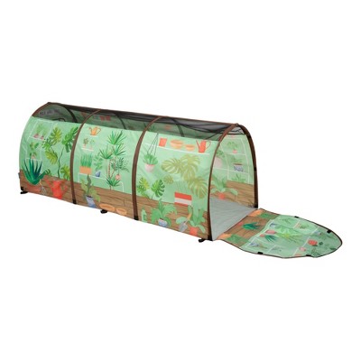 Let's Grow Play Tunnel with Garden Graphics and Mesh Windows