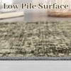 Vintage Distressed Large Living Room Rug for Bedroom, Oriental Soft Low-Pile Indoor Accent Carpet, Non-Skid, Machine Washable, Brown - 3 of 4