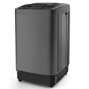 KRISRATE 17.8Lbs Portable Washing Machine 2.4 Cu.ft Full Auto Washer with Drain Pump, 10 Programs LED Display, Compact Laundry for Apartment RV Home - 1 of 4