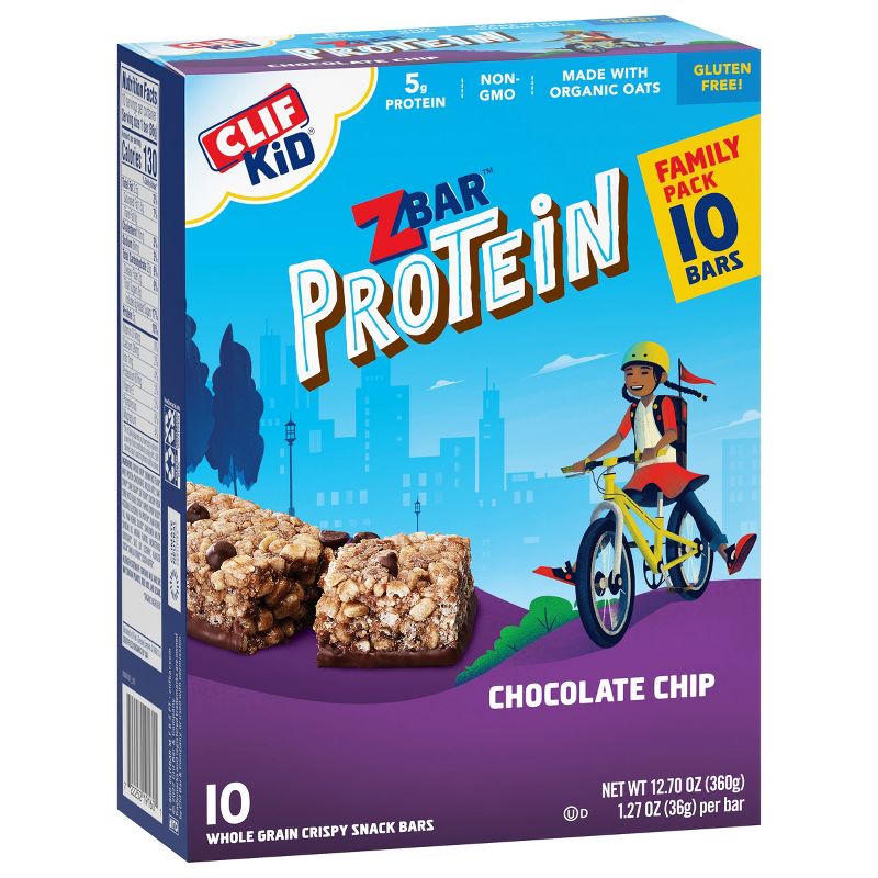 CLIF Kid ZBAR Protein Chocolate Chip Snack Bars
, 3 of 11