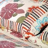 Slickblue Full/Queen Floral Cotton Quilt Set, Vermicelli Quilted Patchwork, 3PC Bedding with Shams - 3 of 4