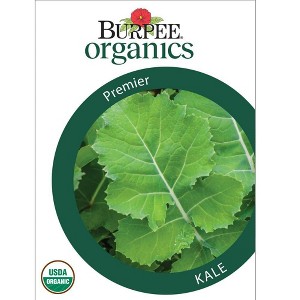 Burpee Organic Kale Premier: Non-GMO, Full Sun, 65 Days to Maturity, Cool-Hardy Vegetable Seeds - 1 of 3