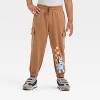 Toddler Boys' 2pc Bluey Pocket T-Shirt & Cargo Pants Set - Brown - 4 of 4