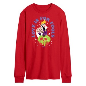 Men's - Disney Villains - Valentine's Day Long Sleeve Graphic T-Shirt - 1 of 2