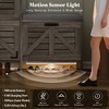 AMERLIFE Shoe Cabinet with Bench & Motion Sensor Lights, 3 Flip Drawers for 24 Pairs - 3 of 4