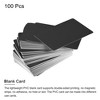 Unique Bargains Waterproof Durable Double Sided ID Badge Printer Blank Plastic Cards 100 Pcs - 2 of 3