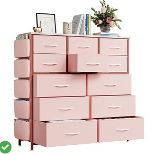 Dresser for Bedroom,Fabric Storage Tower w/ 12 Drawers Storage Drawers Fabric Storage Tower Chest of Drawers - 1 of 4