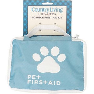 Country Living 50-Piece Pet Travel First Aid Kit for Emergencies, Safety, Adventure & On-the-Go Pet Care – Essential Kit - 1 of 4