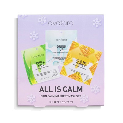 Avatara All Is Calm Skincare Set - 2.13 fl oz/3pk