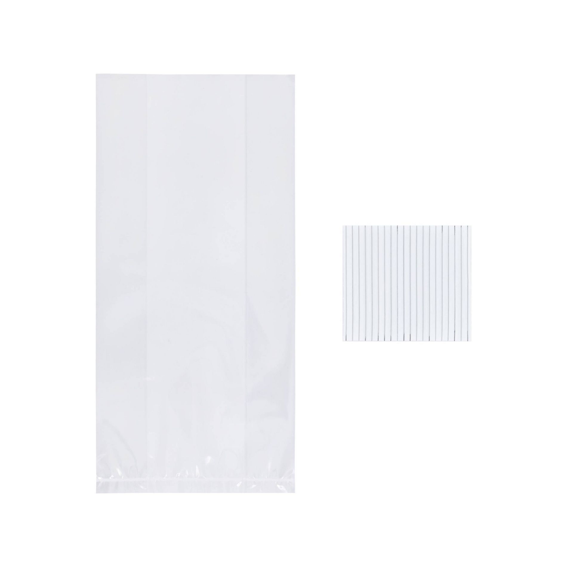 20ct Clear Cello Favor Bag - Spritz™: Polypropylene Treat & Goodie Bags for All Occasions, Birthdays, 10" x 5"