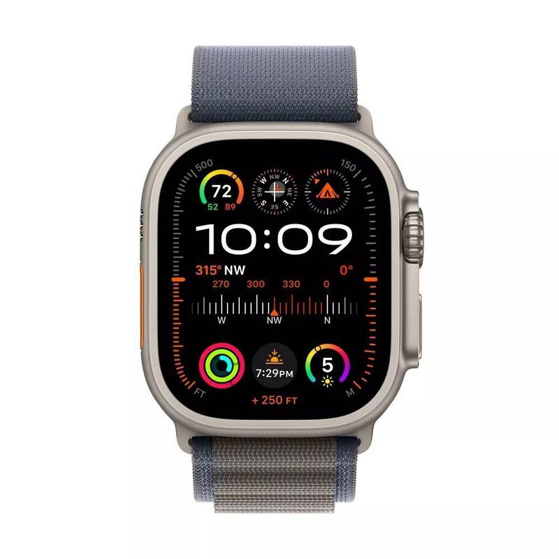 Refurbished Apple Watch Ultra 2 GPS + Cellular (2023, 2nd Generation)Titanium Case with Alpine Loop - Target Certified Refurbished, 2 of 8