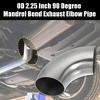 Unique Bargains 90 Degree Exhaust Elbow Pipe for Car Modified Exhaust System - 2 of 4