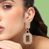 SOHI Women's California Gold Party Stone Drop Earring - 3 of 4