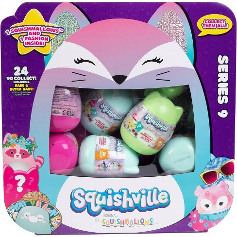 Squishmallows Squishville Series 4 Capsule Cardboard Display Box Fay the  Fox