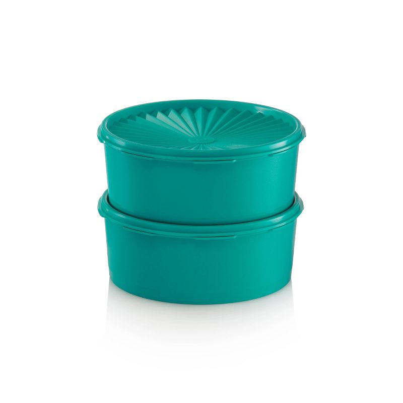 Tupperware Heritage 2pk 7.5c Plastic Cookie Canisters, 1 of 9