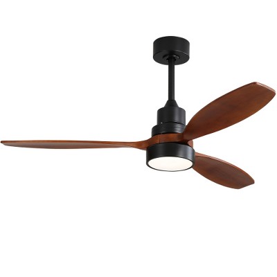 BestParts 52" Indoor Low Profile Ceiling Fan - LED, 6-Speed Remote, DC Motor