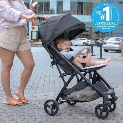 Ingenuity 3Dquickclose CS  Compact Fold Stroller - Black: Metal Frame, 5-Point Harness, EVA Tires, Single Configuration ‼️could be missing or broken parts ‼️