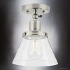 Urban Ambiance Luxury Modern Farmhouse Indoor Ceiling Light,  10''H x 8"W x 8''D,  Brushed Nickel Finish, UHP4660 - 4 of 4