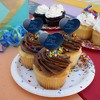 Northwood University Timberwolves Logo Heart Love Cupcake Picks Toppers Decoration Set of 6 - 4 of 4