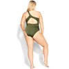 Women's Plus Size  Alena 1 Piece - olive | FOX & ROYAL - 2 of 3