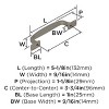 Amerock Highland Ridge Cabinet or Drawer Pull - 4 of 4