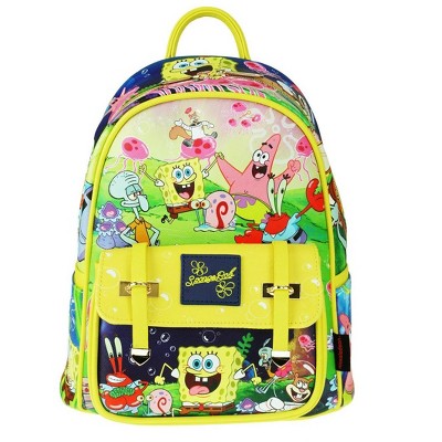 Spongebob School Backpack in Yellow and White