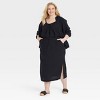 Women's Gauze Midi Pencil Skirt - Universal Thread™ - 3 of 3