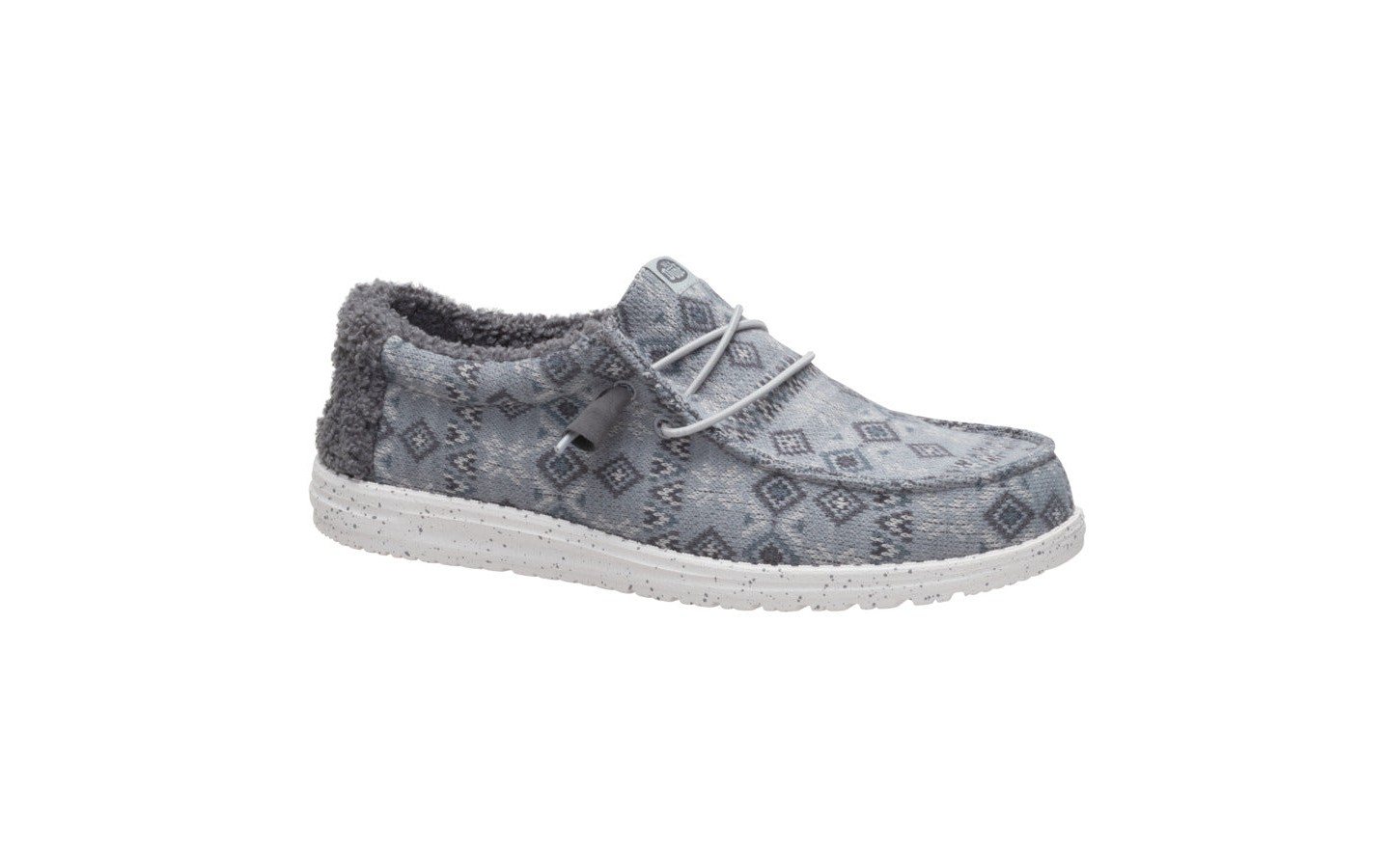 Свитер HEYDUDE Men Wally Sweater, Monument Grey/Multi, 11, цвет: Серый — фото 7