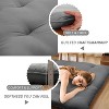 Nasitip Futon Mattress, Japanese Floor Mattress Floor Mat, Foldable Tatami Mattress Roll Up Floor Bed Mattress for House Guest Camping Dorm - 2 of 4