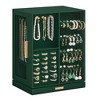 Jewelry Box 360° Rotating, Accessory Organizer with 5 Drawers, Glass Window Spacious - 2 of 4