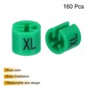 Unique Bargains Clothes Color Coding Reusable Easy to Use Hanger Markers 160 Pcs - 3 of 4