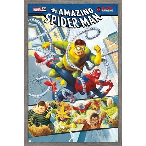 Trends International Marvel Comics - Spider-Man: Beyond Amazing - Sinister Six Cover Framed Wall Poster Prints - 1 of 4