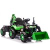 TopComfy Baby Walkers Kids Tractor Construction Attachments Excavator Dump Truck And Bulldozer Attachments for Kids, Green, 38.58"*19.29"*16.54" - 2 of 4