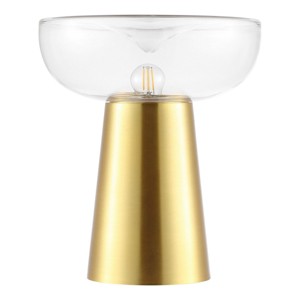 Vassar 12.75" Table Lamp - Brass/Clear - Safavieh - 1 of 4