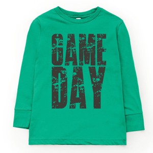 Game Day Block Distressed - Youth Long Sleeve Graphic T-Shirt - 1 of 4