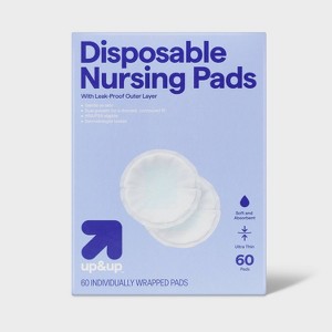 Disposable Breast Pads - 60ct - up&up™ - 1 of 4