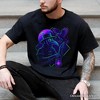 Vaporwave Plague Doctor T-Shirt, Retro Neon Horror Vibes Halloween Tee Black XS - 4 of 4