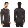 DARESAY Dri-Fit Long Sleeve T Shirts for Men-Moisture Wicking, Quick Dry Tees, Pack of 4 - 2 of 4