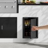 VEVOR BBQ Access Door, 16W x 22H Inch Single Outdoor Kitchen Door, Cold Plate Flush Mount Door, Wall Vertical Door with Handle, for BBQ Island - 2 of 4