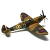 Supermarine Spitfire T.9 Aircraft "SM520, Spitfires.com, Goodwood Aerodrome" British Royal Air Force 1/72 Diecast Model by Corg - 3 of 4