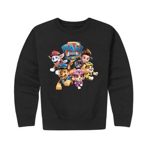 Boys' - Paw Patrol - Paw Patrol Movie Graphic Long Sleeve Fleece Sweatshirt - 1 of 4