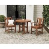 POLYWOOD 3pc Prairie Farmhouse Outdoor Patio Dining Set - 2 of 2
