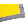 Bacati - Solid Yellow with Solid Border Blanket (Yellow/Grey Border) - 4 of 4